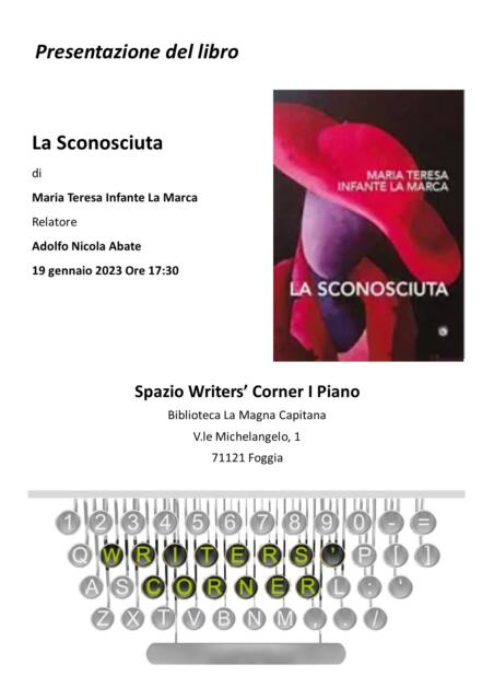 A Foggia la prima presentazione del romanzo La Sconosciuta di Maria Teresa  Infante La Marca - Corriere di Puglia e Lucania