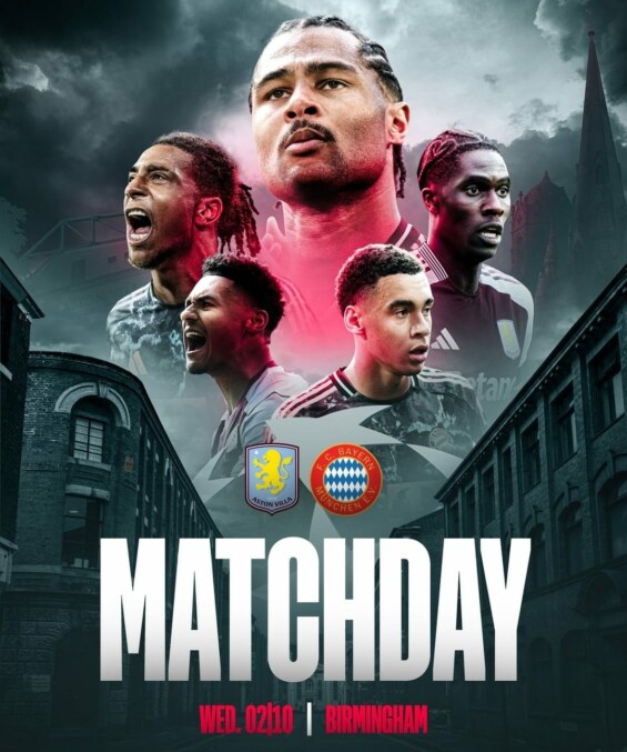 matchday aston villa-bayern monaco