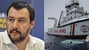 salvini contro la open arms